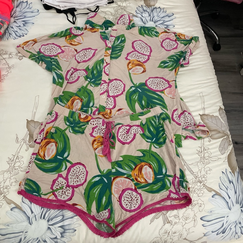 Soma dragon fruit pajama set
